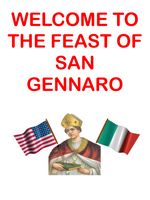 Welcome to San Gennaro Feast